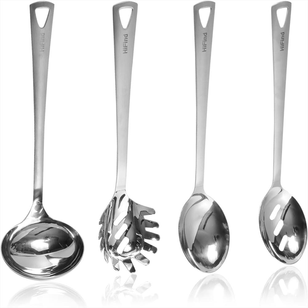 Juego De Utensilios De Cocina En Acero Inoxidable img #1