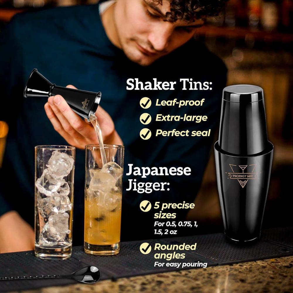 Kit De Coctelería Completo En Elegante Caja De Regalo img #4