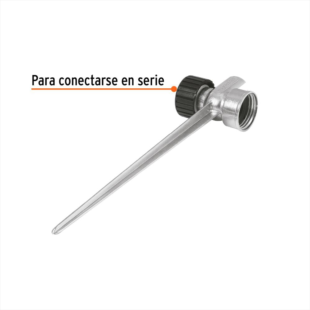 Estaca Metálica Aspersor 2 Vías Truper Universal Rosca 3/4'' img #2