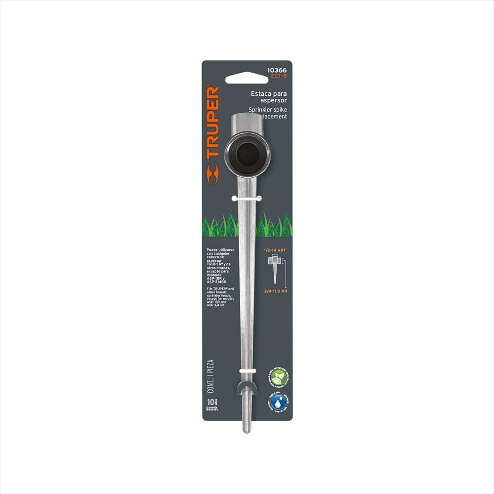 Estaca Metálica Aspersor 2 Vías Truper Universal Rosca 3/4'' img #5