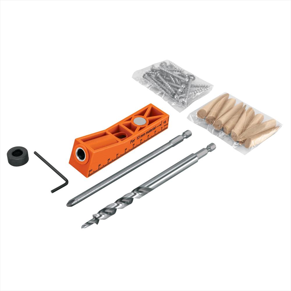 Set Plantilla Para Uniones Madera Oculta Truper Un Tornillo img #1
