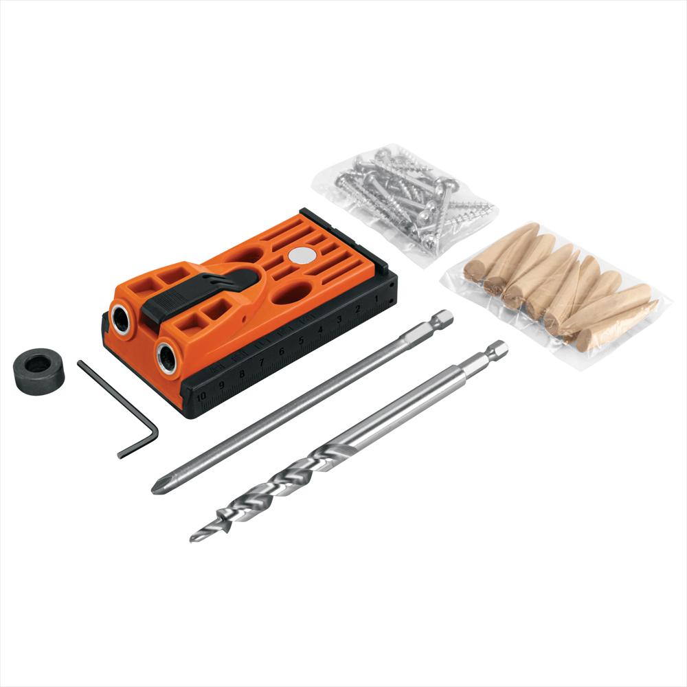 Set Plantilla Para Uniones Madera Oculta Truper Dos Tornillo img #1