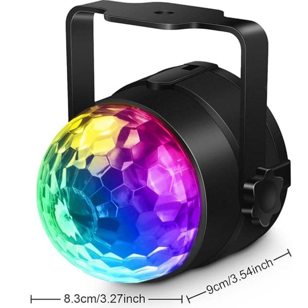 Luz Led Fiesta Mini Bola Disco img #1