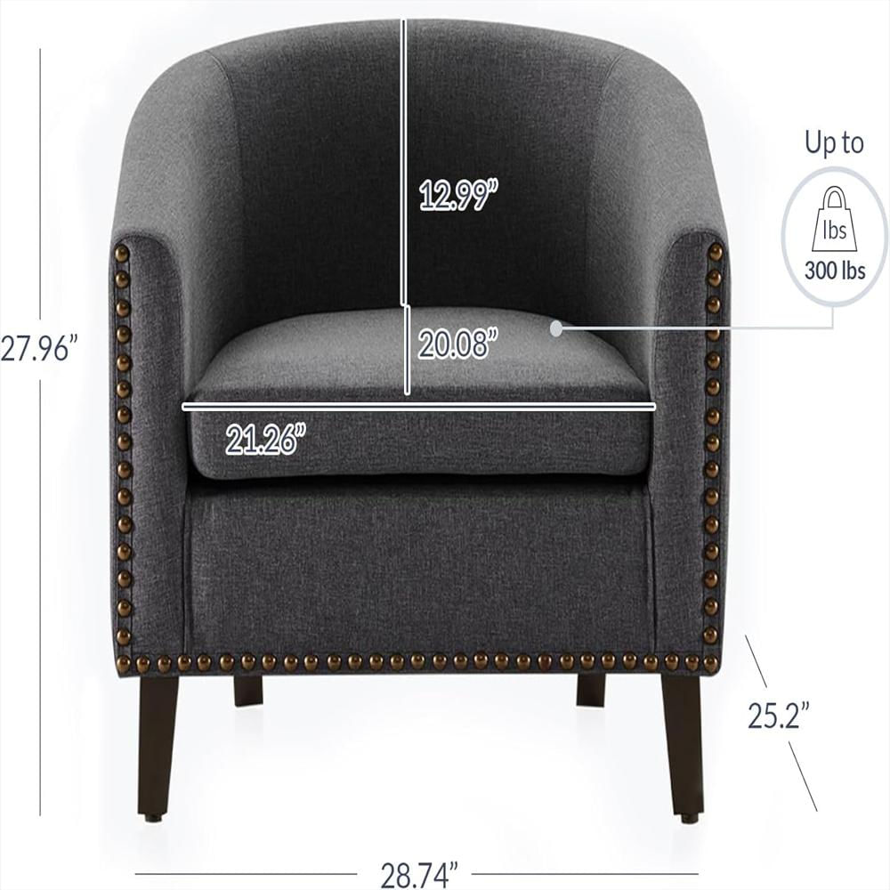 Sillón Barril De Lino Elegancia Y Confort En Cada Curva img #3