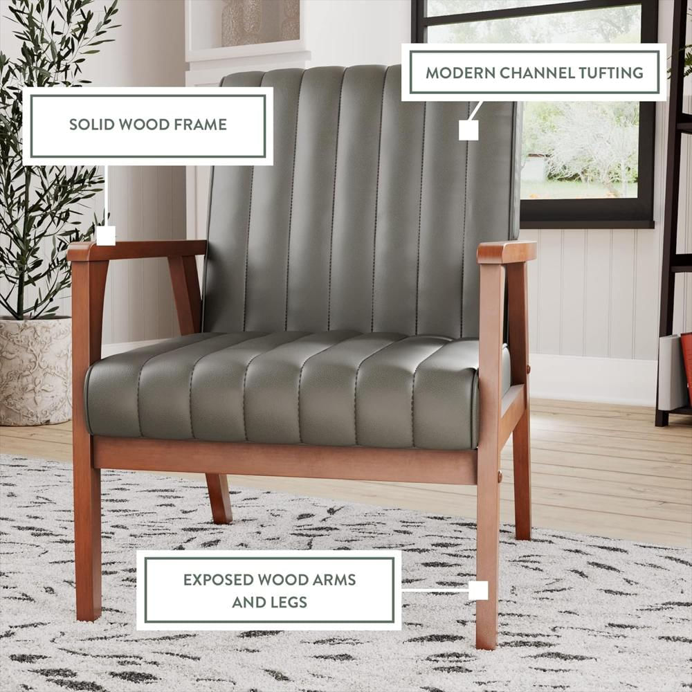 Sillón De Estilo Mid Century Con Acabado Moderno img #4