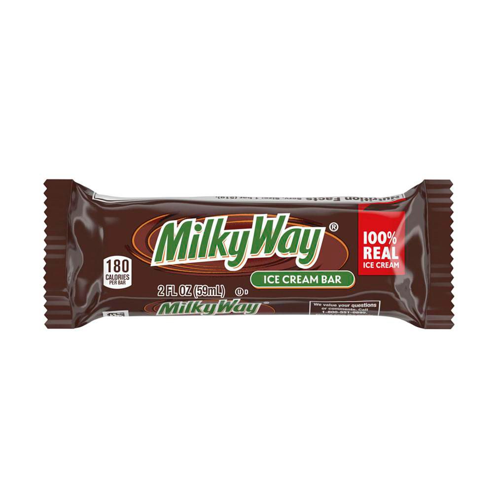 Helado MILKY WAY Barra Leche Chocolate Caramelo (50  gr)