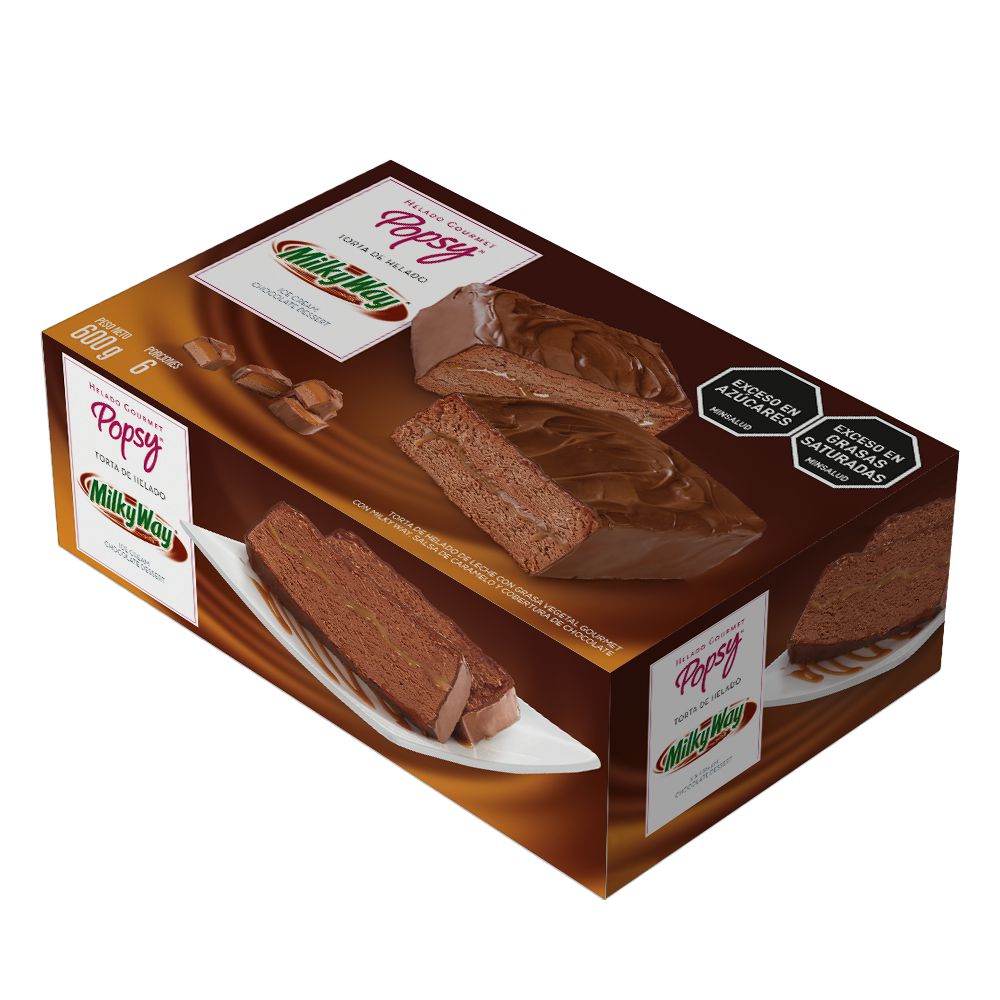Torta de helado POPSY MilkyWay (600  gr)