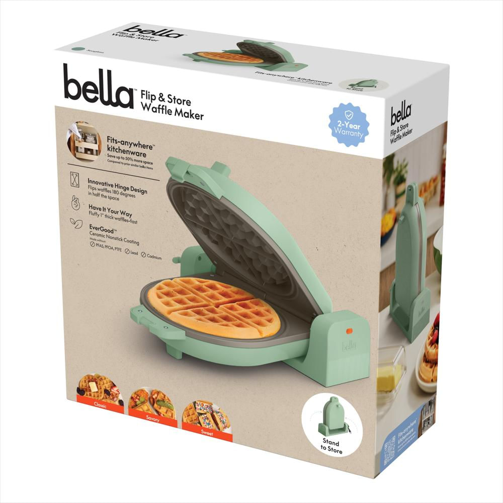 Mini Waflera Bella Stack & Store De 4 Pulgadas Verde Agua img #2