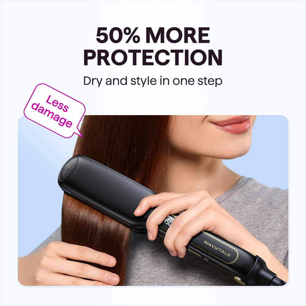 Plancha De Cabello Wavytalk De 1.75″ Titanio Con Doble Voltaje Color img #3