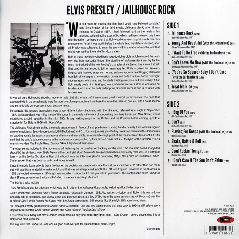 Disco Vinilo Elvis Presley Jailhouse Rock 180G Colored img #2