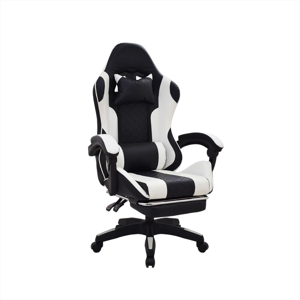 Silla Gamer Byd Con Reposapies Negro/Blanco Bonno img #1