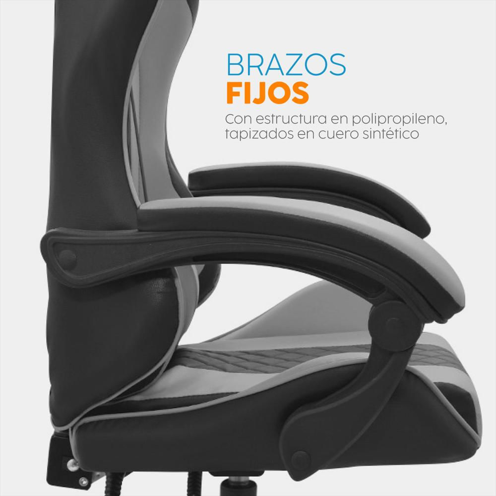 Silla Gamer Byd Negro/Gris Bonno Bonno img #4