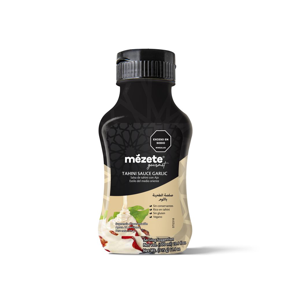 Salsa tahini Mezete con ajo (315  gr)