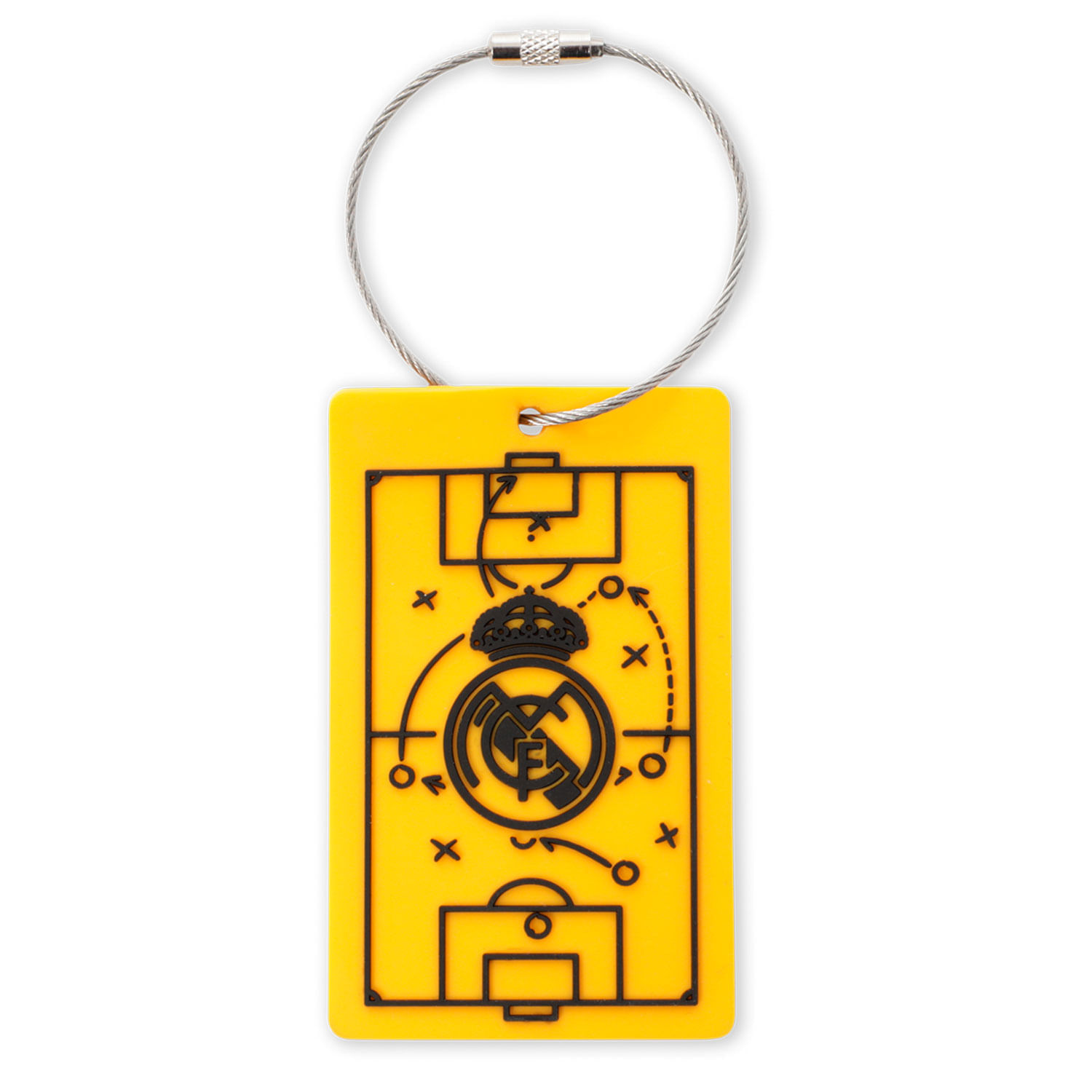 Identificador para Maleta de Viaje Real Madrid Amarillo
