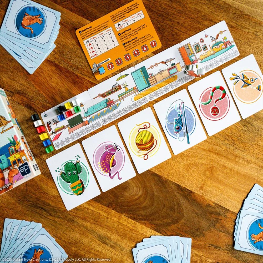 The OP Games The Cat Between Us | Strategy Card Game for Families & Friends | 2–6 Players | 15–40 Min | Ages 8+ | English The OP Games The Cat Between Us | Strategy Card Game for Families & Friends | 2–6 Players | 15–40 Min | Ages 8+ | English