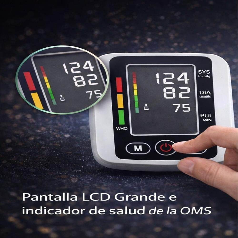 Tensiomtetro Digital Con Voz Español img #3
