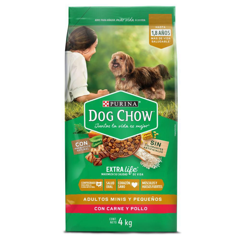Comida para perros PURINA DOG CHOW adultos minis y pequeños (4000  gr) img #1