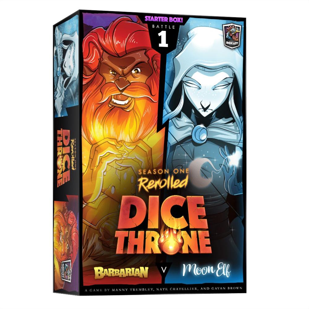 Juego De Mesa Dice Throne Barbaro Vs Elfa Lunar Español img #1