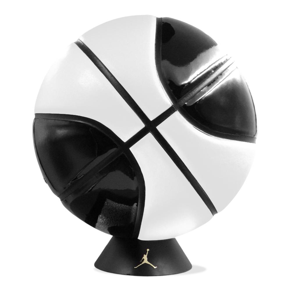 Balon De Basquetbol Nike Jordan Premium 8P M Negro/Blanco img #2