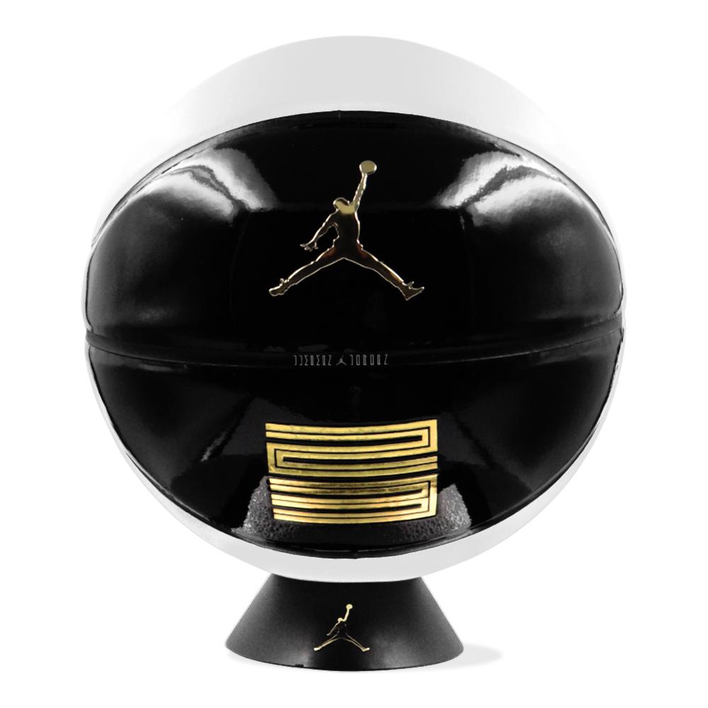 Balon De Basquetbol Nike Jordan Premium 8P M Negro/Blanco img #3