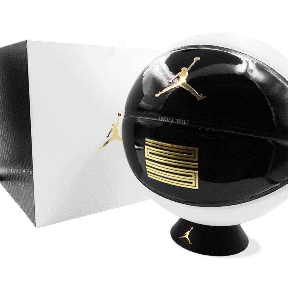 Balon De Basquetbol Nike Jordan Premium 8P M Negro/Blanco img #4