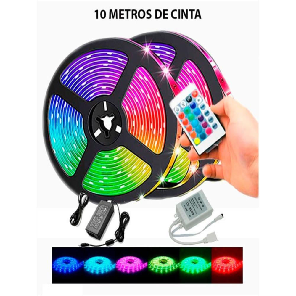 Cinta Luz Led 10 Metros Rgb Multicolor No Generico img #3