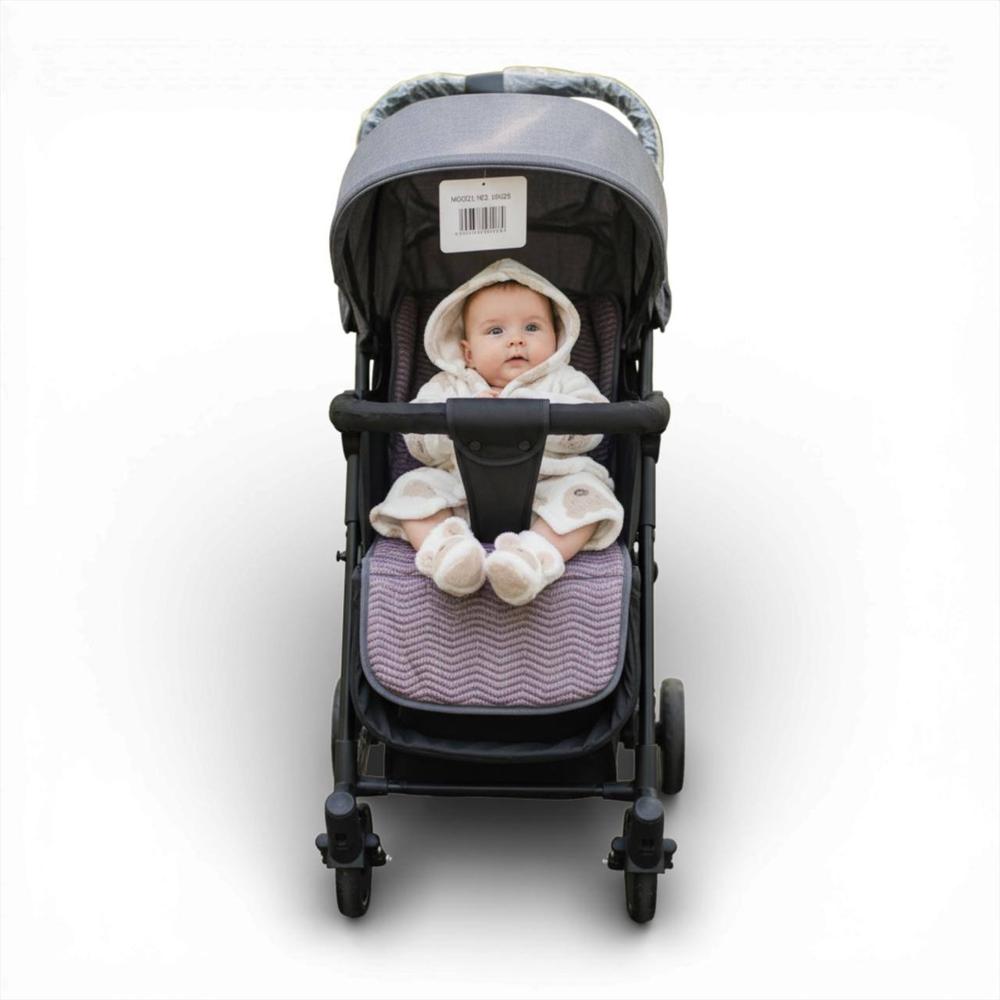 Coche Paseador 3 En 1 Para Bebé Mecedora + Coche + Plegable Ref 18028 Gris img #5