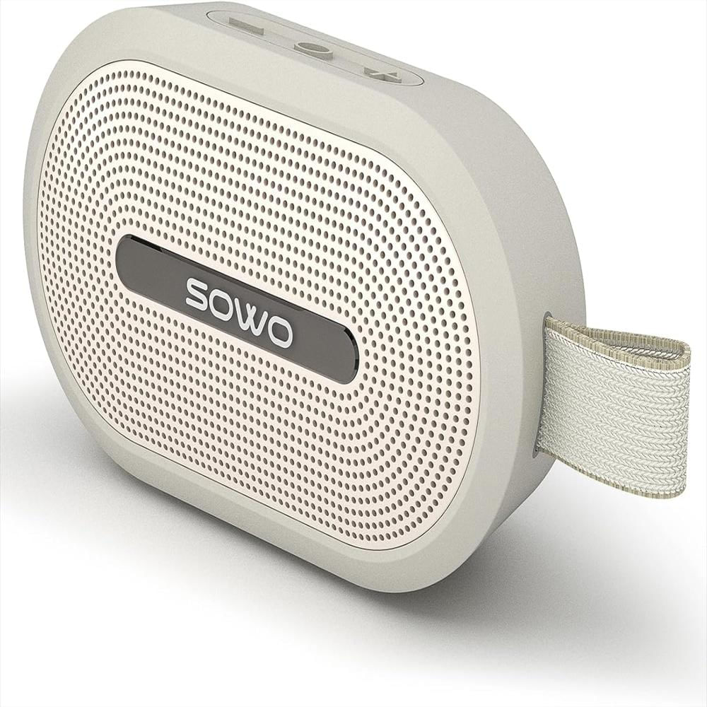 Parlante Sowo Mini De 12W Beige img #1