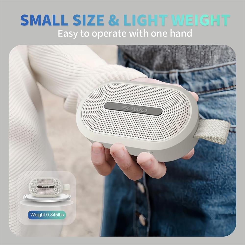Parlante Sowo Mini De 12W Beige img #2