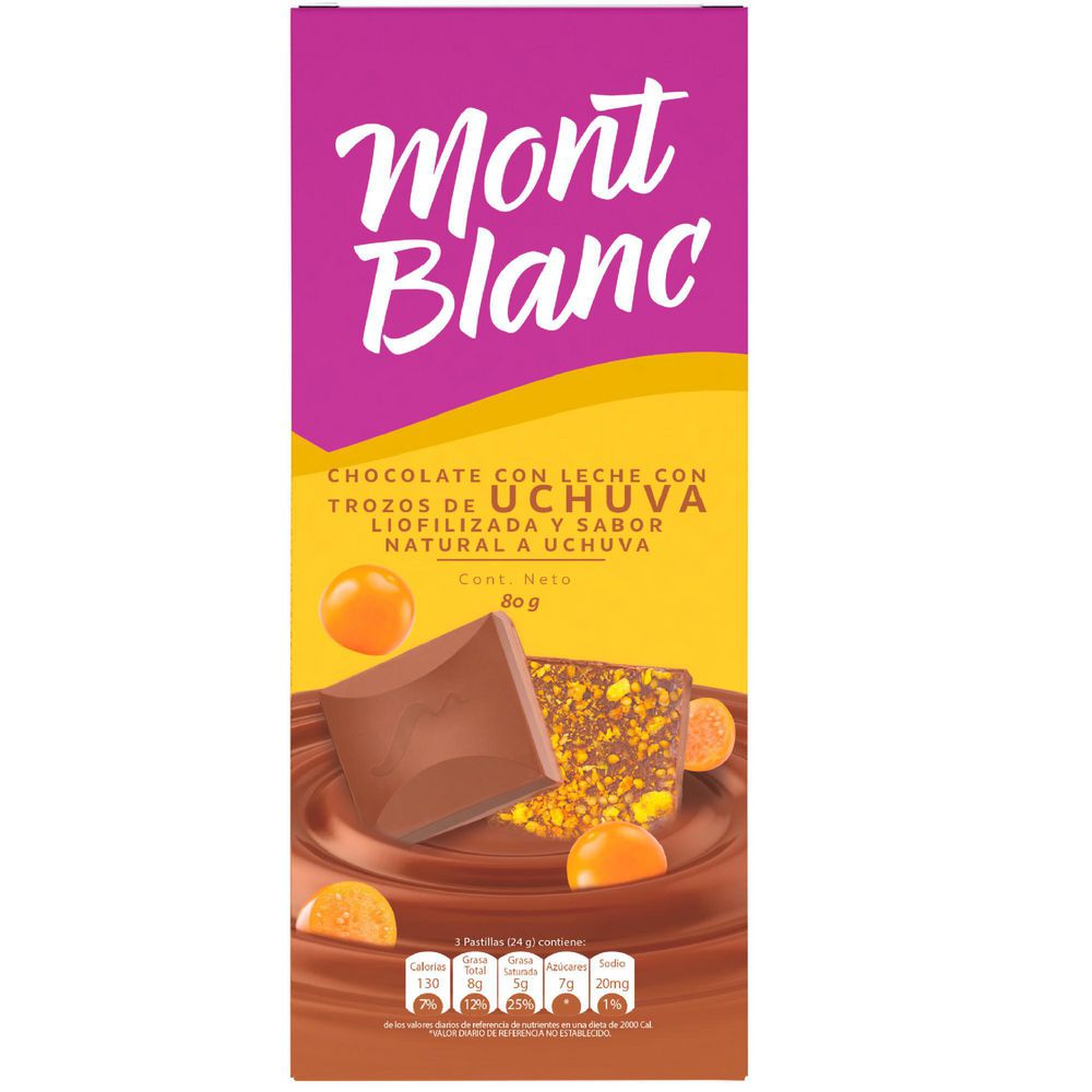 Chocolate de Leche MONTBLANC UCHUVA (80  gr) img #2