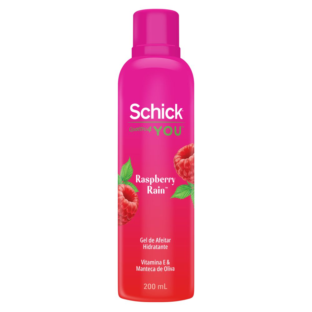 Gel de afeitar SCHICK quattro you raspberry rain (200  ml)