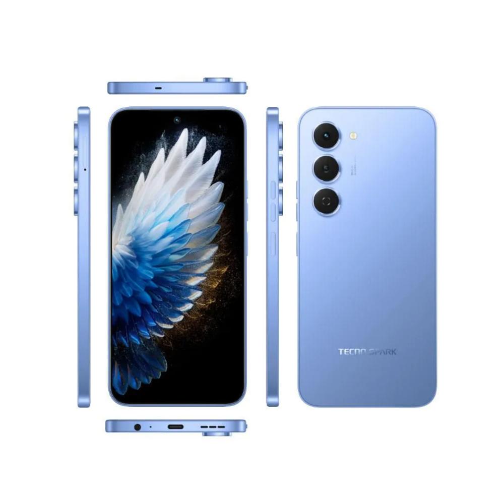 Celular Tecno Spark 40 Pro 256 Gb 8 Gb Ram Azul + Reloj Inteligente img #2