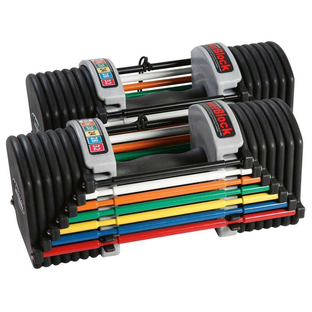 Set Mancuernas Ajustables Uretano Powerblock U32 Club img #1