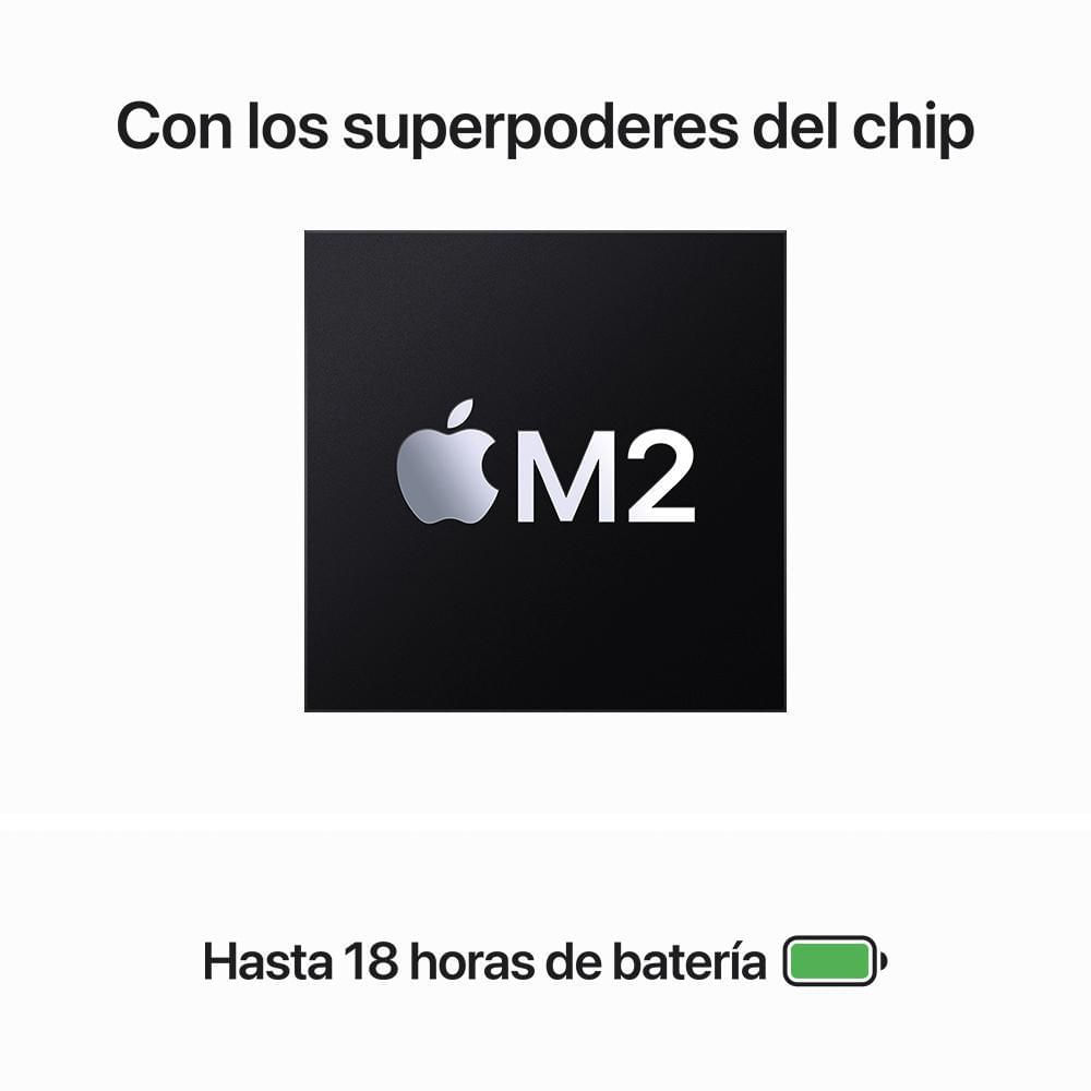Portatil APPLE MacBook Air Apple M2  RAM 8 GB 256 GB SSD MQKW3E/A img #4