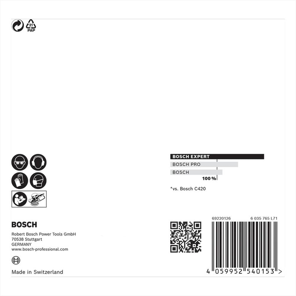 Disco De Lija Bosch Expert M480; 125Mm G240 img #4