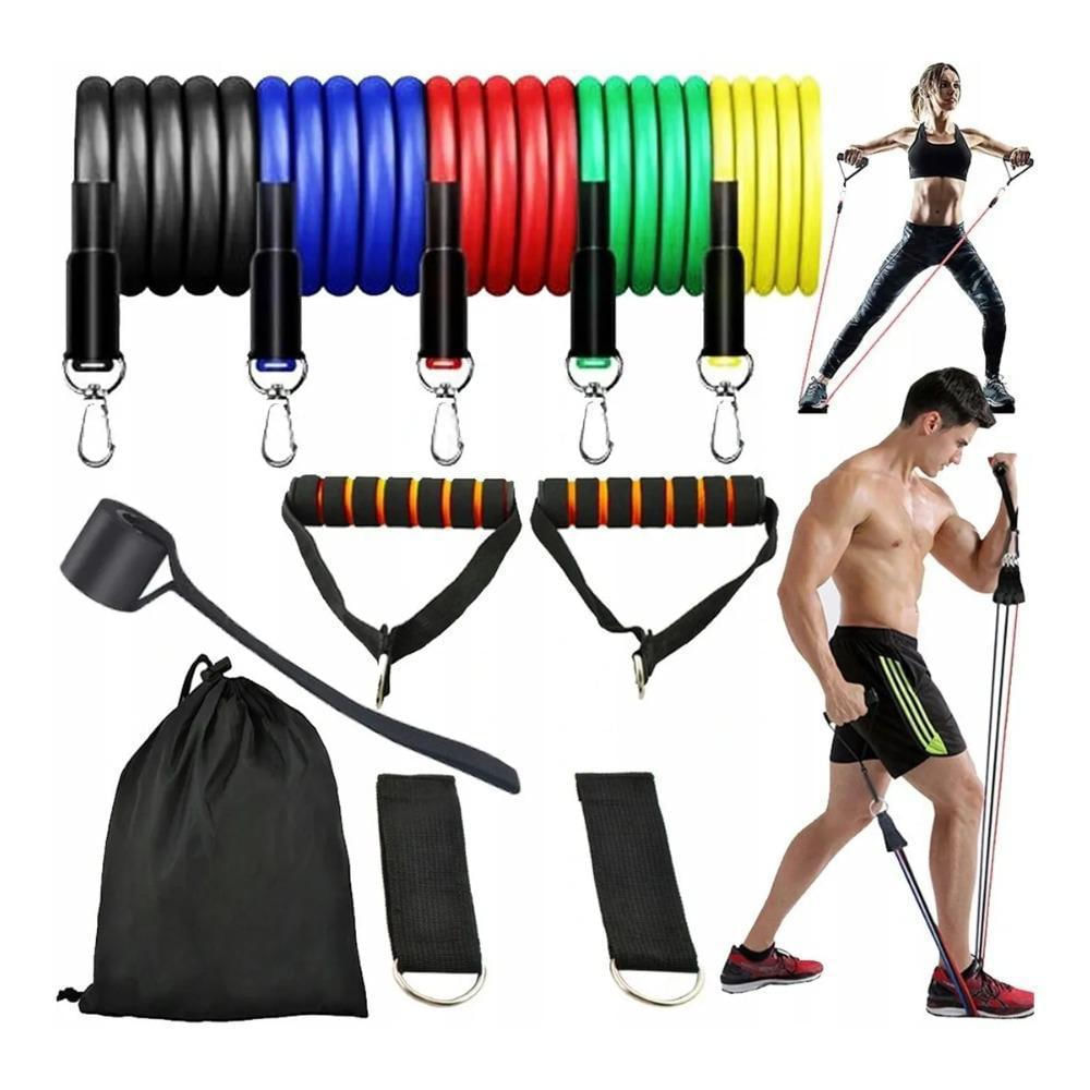 Kit Bandas Elásticas De Resistencia Entrenamiento Completo En Casa img #2