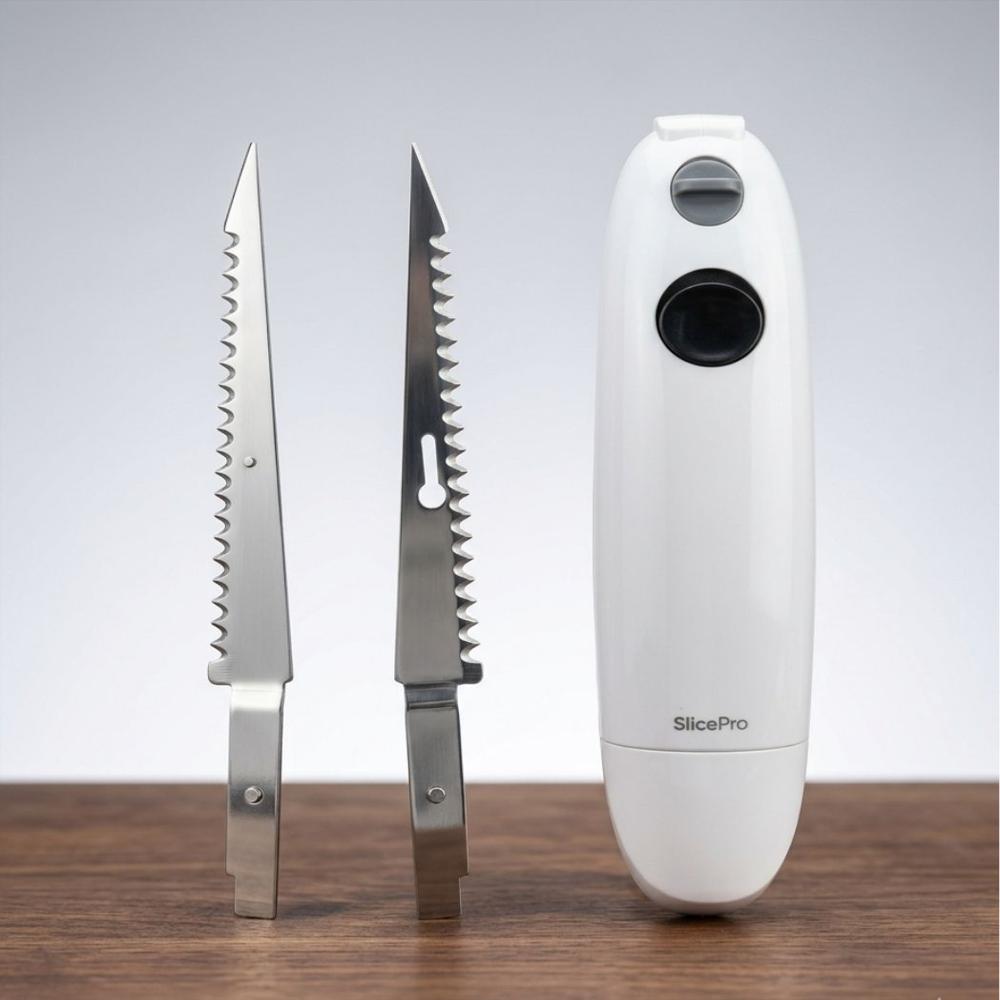 Cuchillo Eléctrico Para Pan Carne Inalámbrico Batería img #2