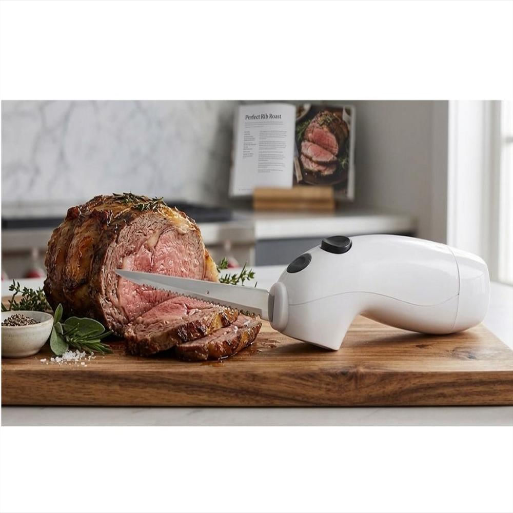 Cuchillo Eléctrico Para Pan Carne Inalámbrico Batería img #4