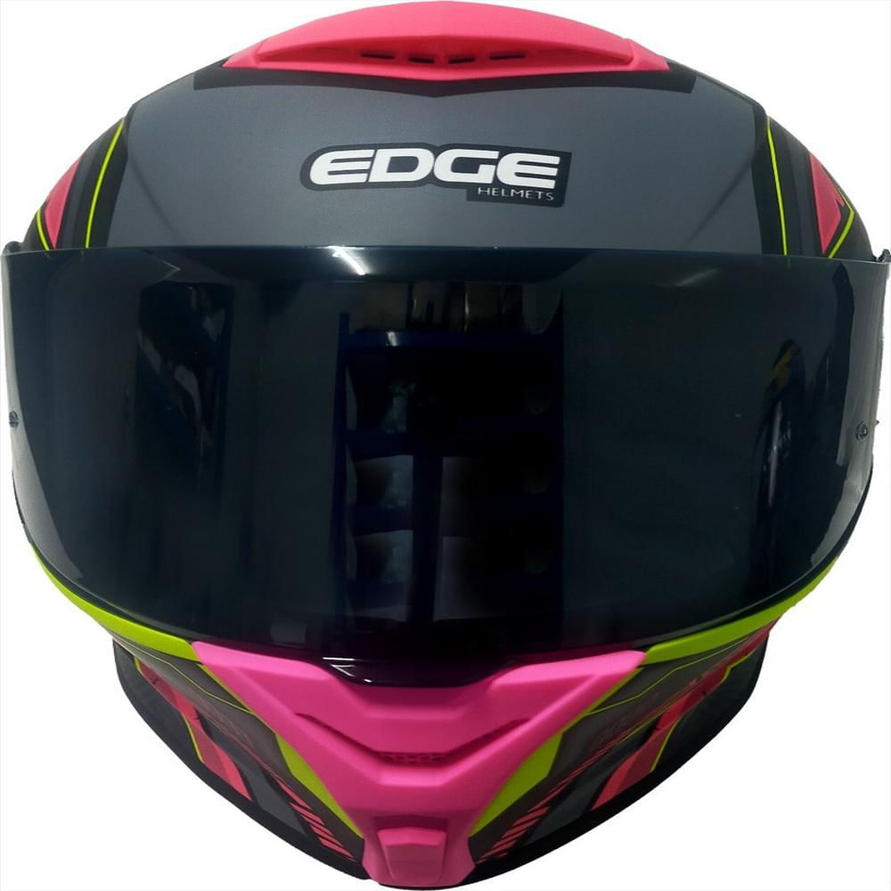 Casco Edge Integral Nagazaki Rosado / Gris Certificado Dot Ece M img #3