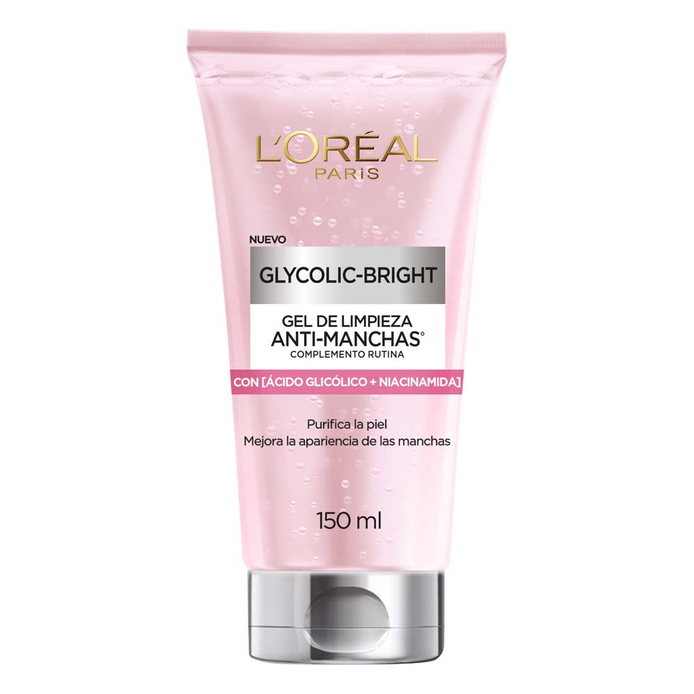 Gel Limpiador Antimanchas Glycolic Bright Ácido Glicólico y Niacinamida - LOréal Paris