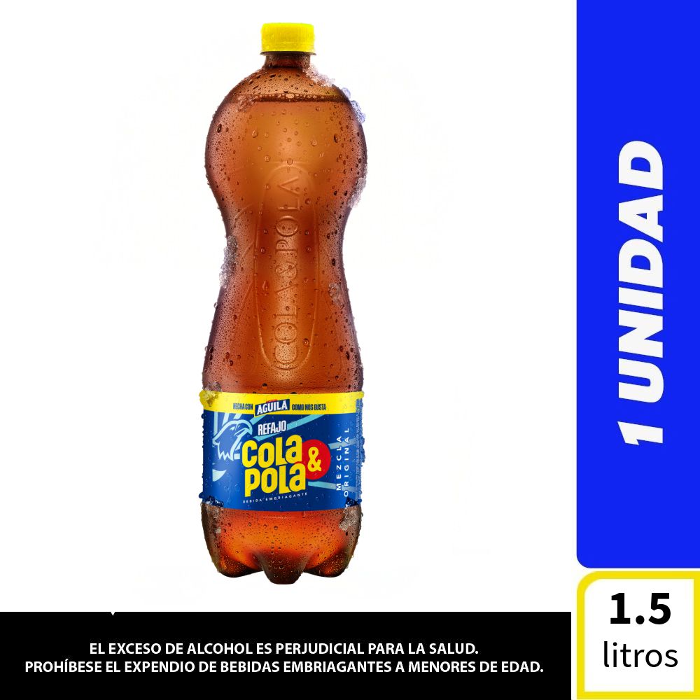 Refajo COLA Y POLA botella pet (1500  ml)