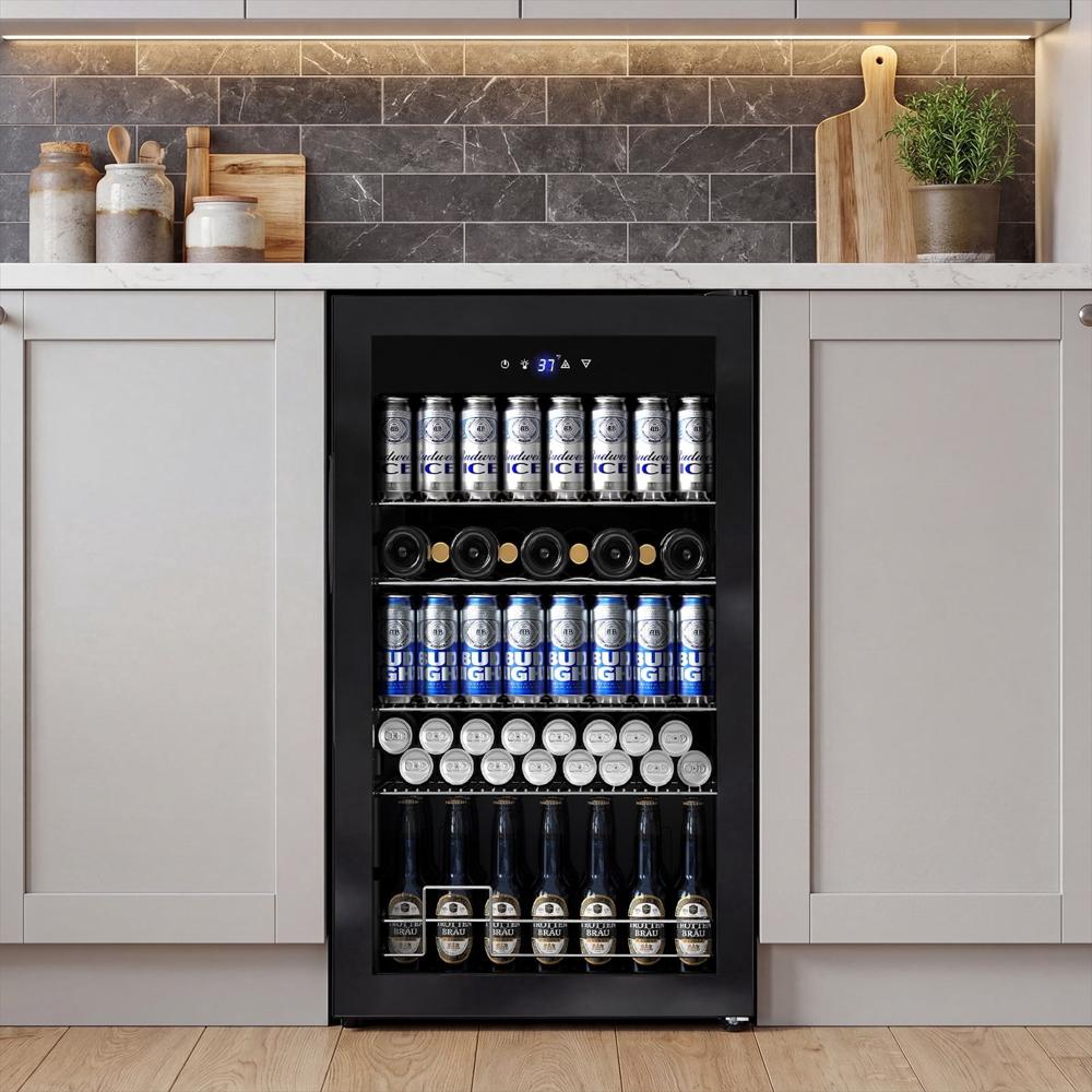 Mini Nevera Para Bebidas Tittla 150 Latas Negra img #2
