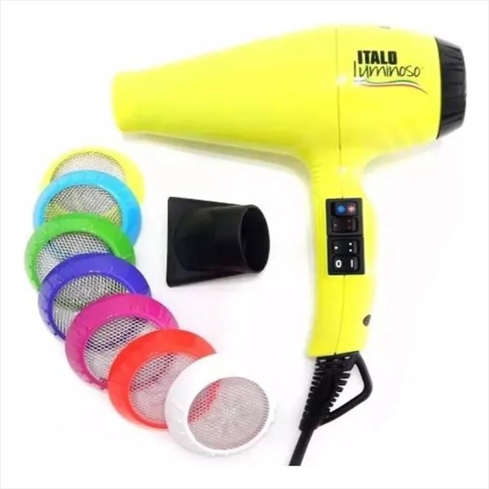 Secador Babyliss Profesional Italo Luminoso Amarillo 2000W img #3