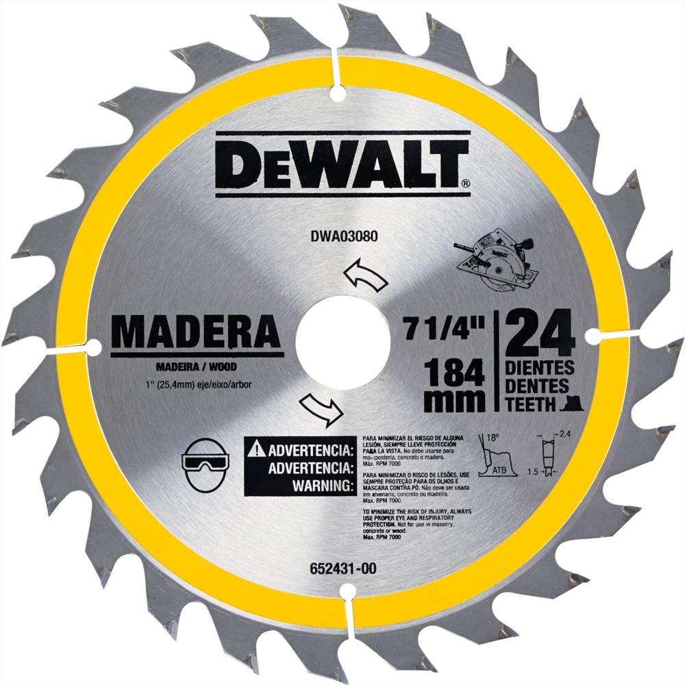 Disco Sierra Para Madera 7.1/4 pulgadas X 24Tpi Eje 1 pulgadas img #1