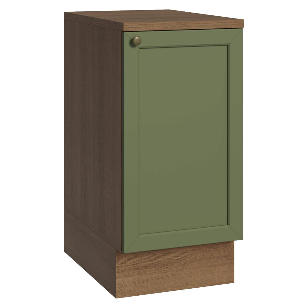 Mueble De Cocina Bajo Vik 40 Cm 1 Puerta Marrón/Verde img #1