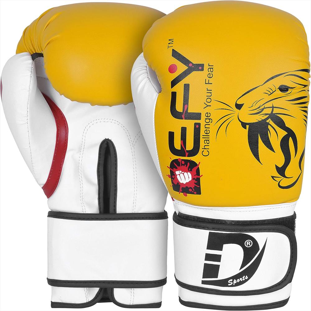 Guantes Cuero Sintético Velcro Soporte Muñeca Durables Sparring img #1