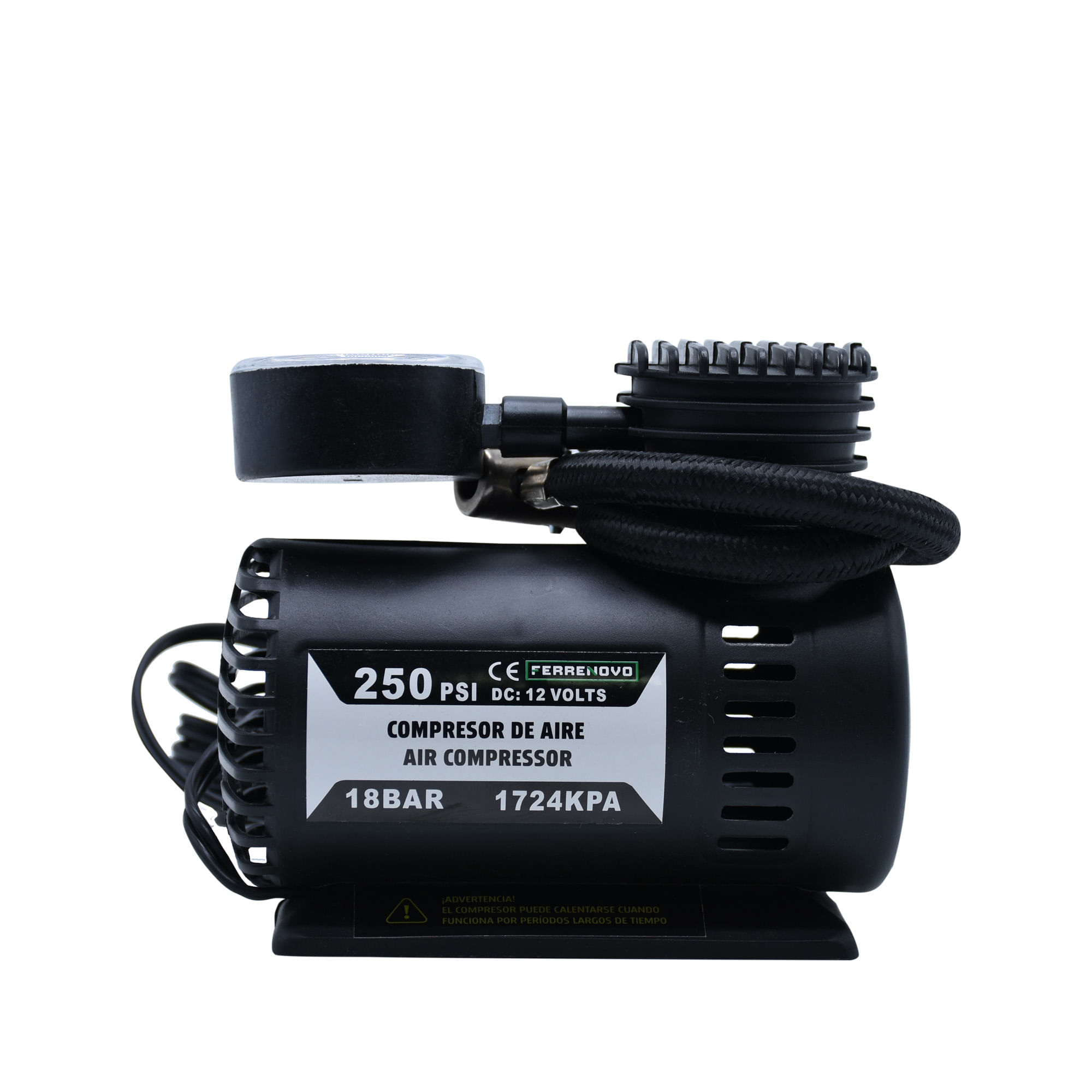 Compresor de Aire Portatil 250 Psi Ferrenovo
