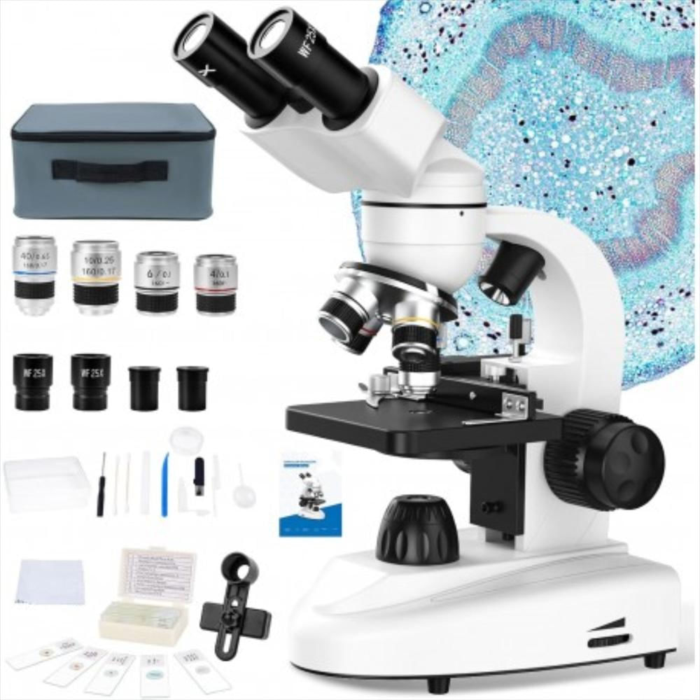 Microscopio Binocular Compuesto 40X 1000X img #1