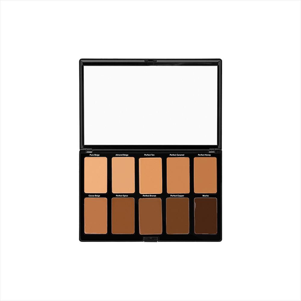 Paleta Profesional De 10 Bases En Polvo