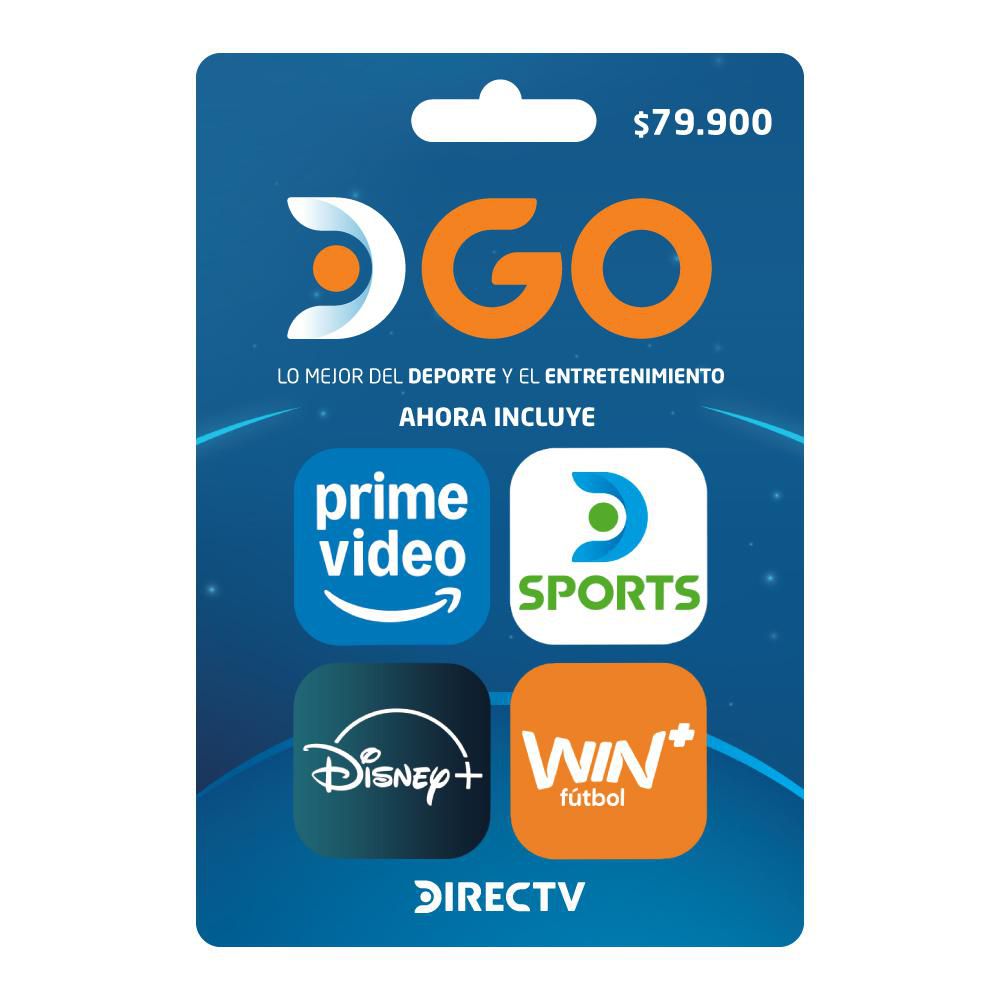 Tarjeta Directv Go POSA  Fisica img #1